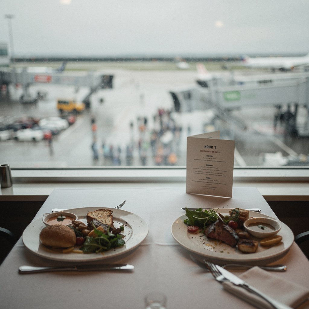 embarkation day quiet lunch dining room
