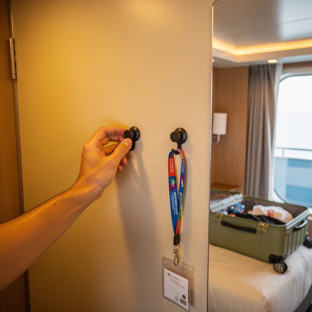 magnetic hooks cruise cabin wall