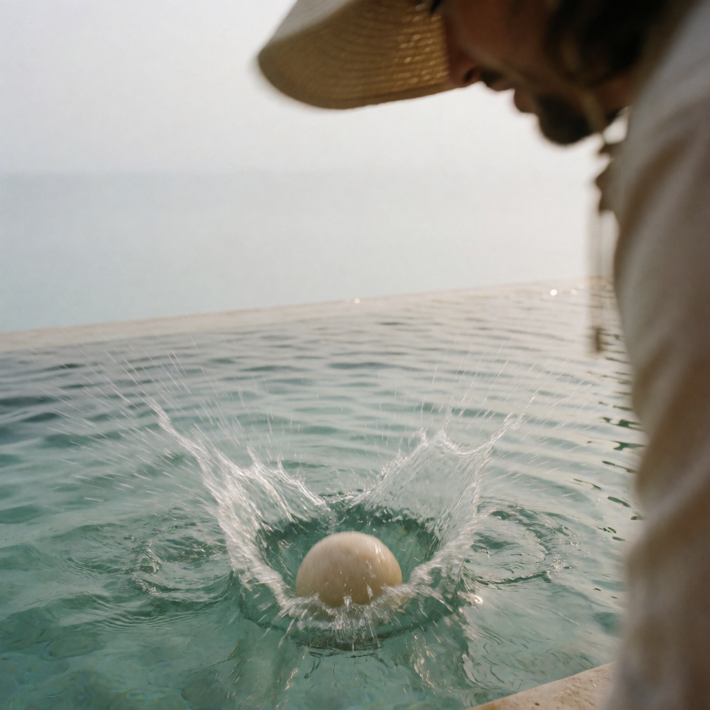 pool cannonball family sea day