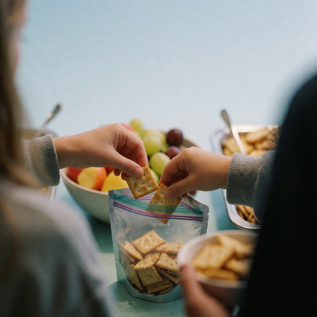 snack pouch buffet refill family cruise